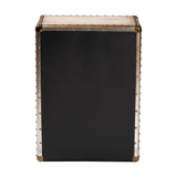 Modern European furniture - Vintage Metal 4 Drawer End Table - www.oroa.com