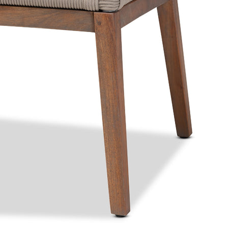 Modern European furniture - Gray Woven Rope Dining Chair - www.oroa.com