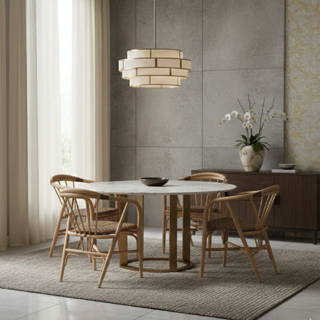 Contract furniture - Rattan Spindle Back Dining Chair - www.oroatrade.com