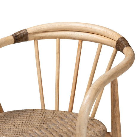 Contract furniture - Rattan Spindle Back Dining Chair - www.oroatrade.com
