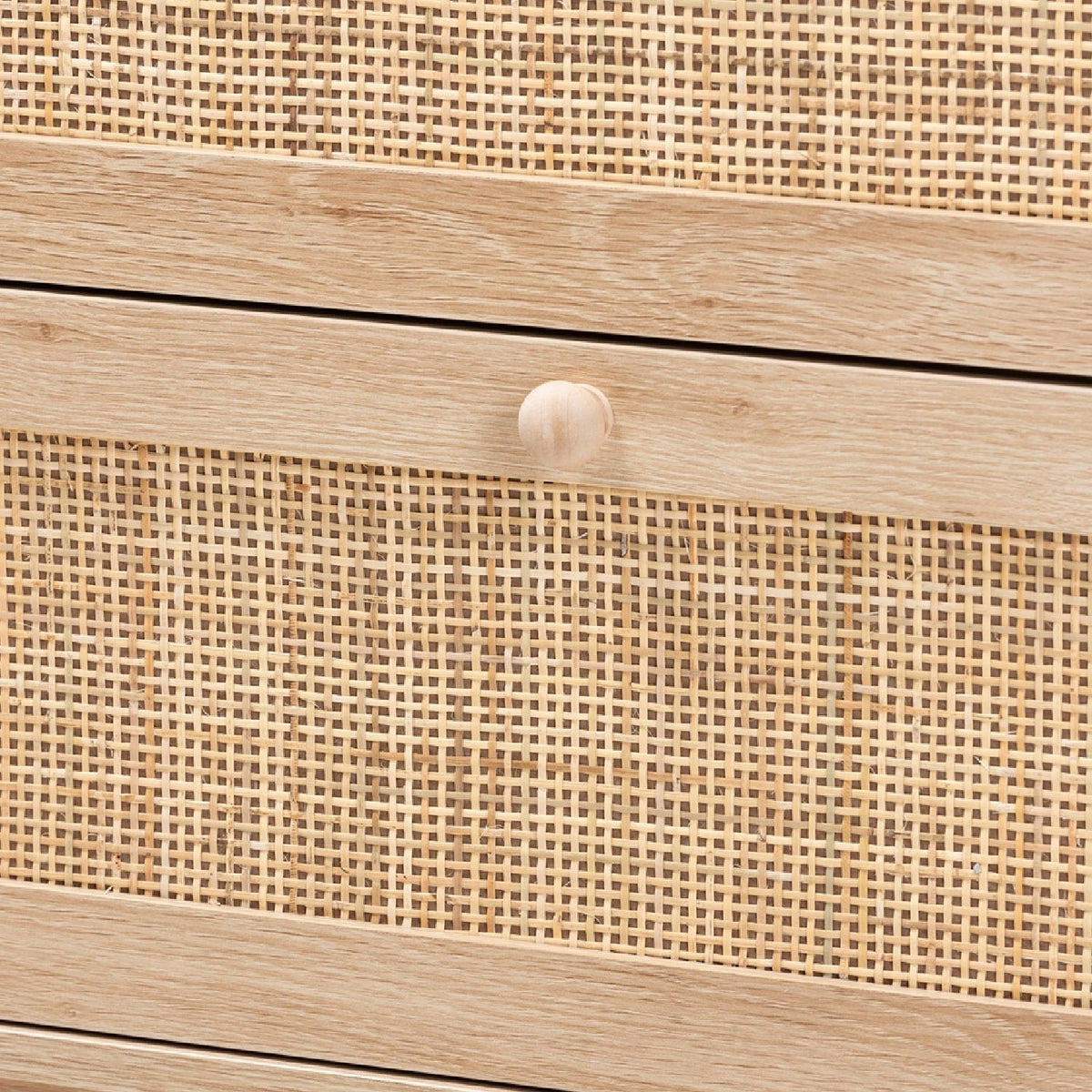 Modern European furniture - Oak Japandi 3 Drawer Cabinet - www.oroa.com