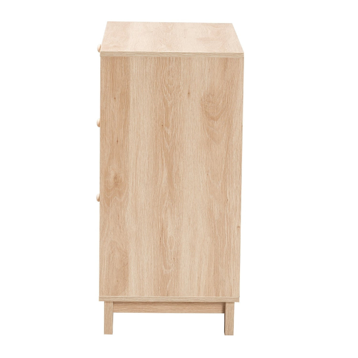 Modern European furniture - Oak Japandi 3 Drawer Cabinet - www.oroa.com