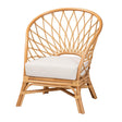 Modern European furniture - Rattan Sloped Accent Chair - www.oroa.com