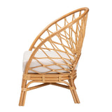 Modern European furniture - Rattan Sloped Accent Chair - www.oroa.com