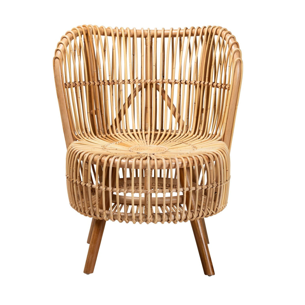 Modern European furniture - Rattan Rods Lounge Chair - www.oroa.com