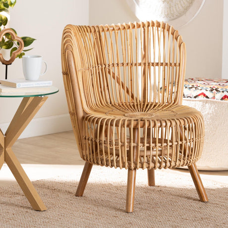 Modern European furniture - Rattan Rods Lounge Chair - www.oroa.com