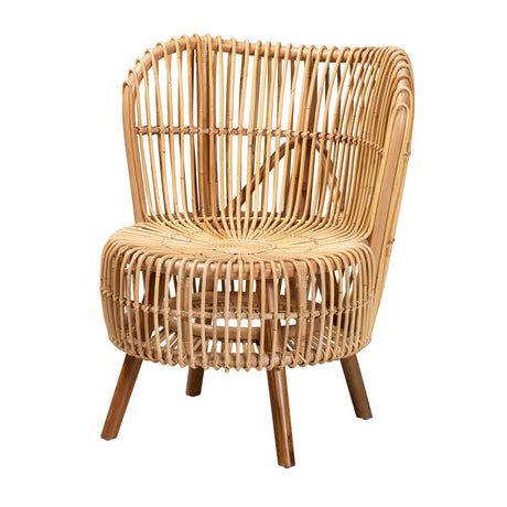 Modern European furniture - Rattan Rods Lounge Chair - www.oroa.com
