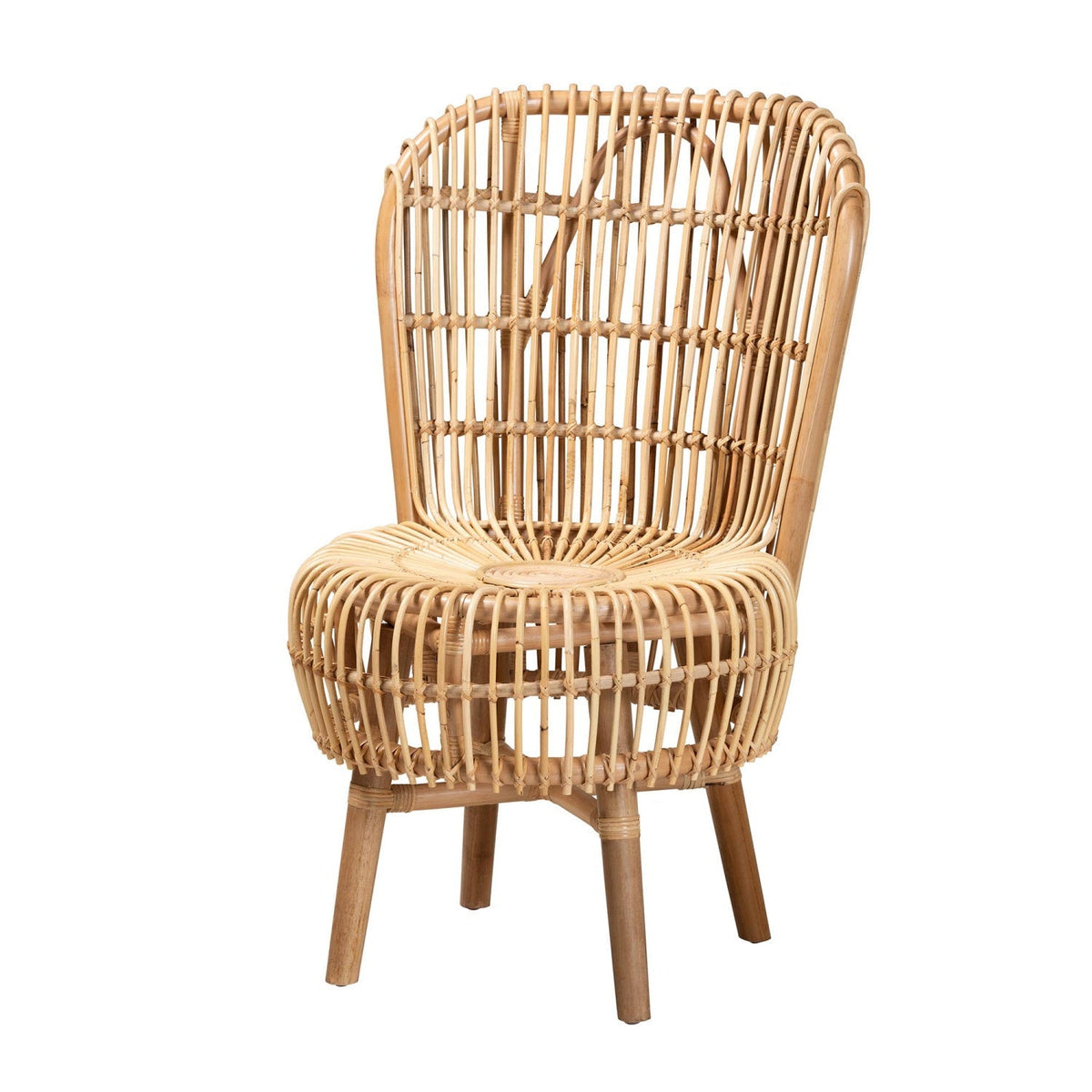 Modern European furniture - Rattan Rods Lounge Chair - www.oroa.com