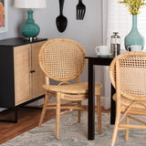 Contract furniture - Round Back Rattan Dining Chair - www.oroatrade.com