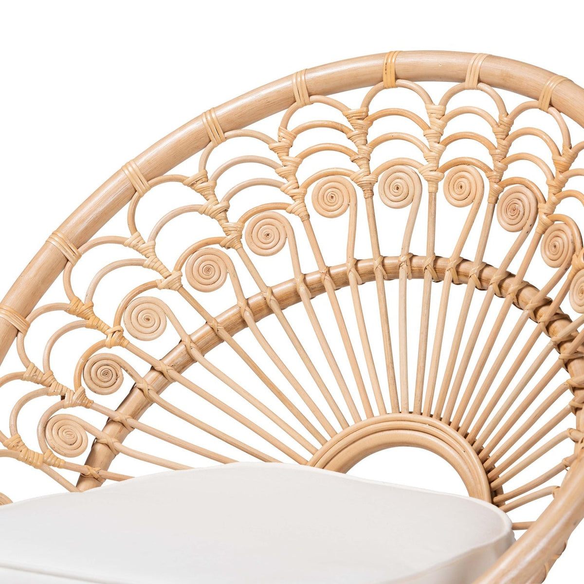 Modern European furniture - Boho Rattan Peacock Accent Chair - www.oroa.com