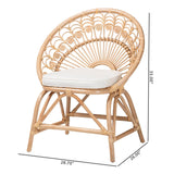 Modern European furniture - Boho Rattan Peacock Accent Chair - www.oroa.com