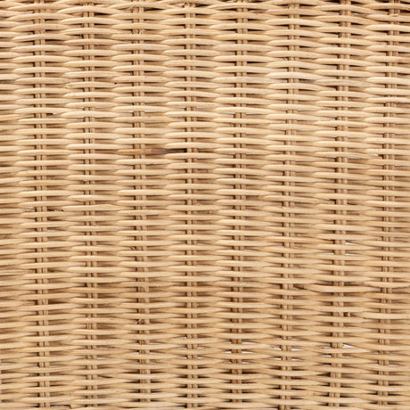 Modern European furniture - Curled Rattan Detail Accent Chair - www.oroa.com