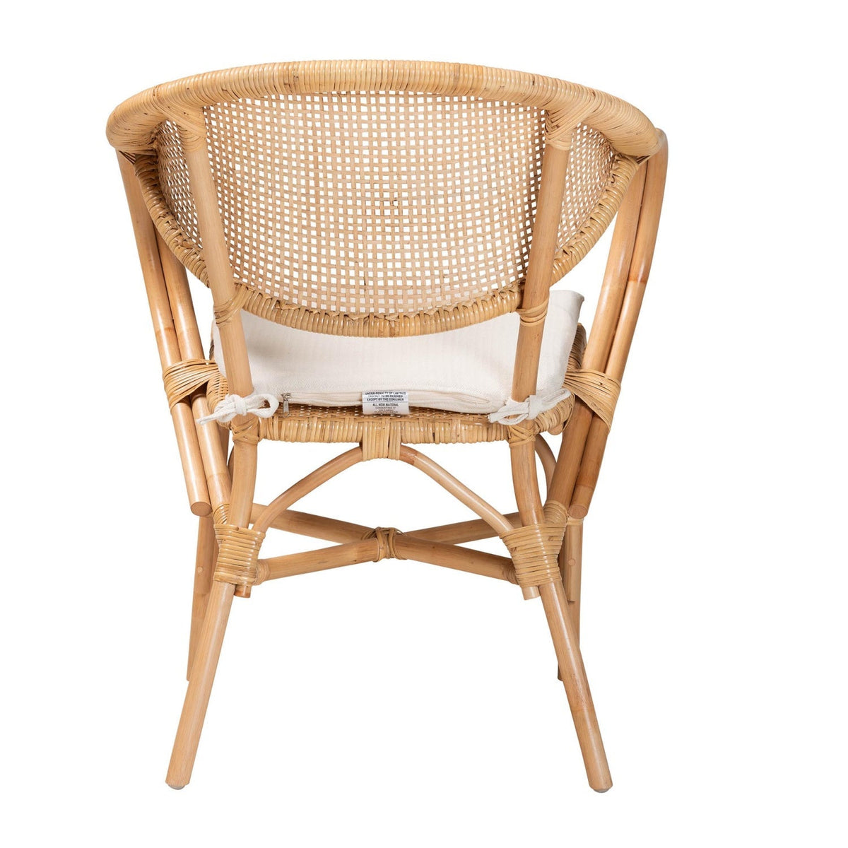 Modern European furniture - Natural Rattan Framed Dining Chair - www.oroa.com