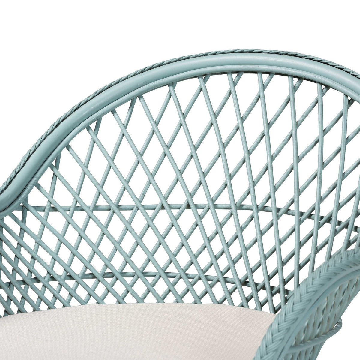 Modern European furniture - Braided Rattan Bohemian Accent Armchair - www.oroa.com