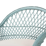 Modern European furniture - Braided Rattan Bohemian Accent Armchair - www.oroa.com