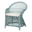 Modern European furniture - Braided Rattan Bohemian Accent Armchair - www.oroa.com