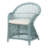 Modern European furniture - Braided Rattan Bohemian Accent Armchair - www.oroa.com