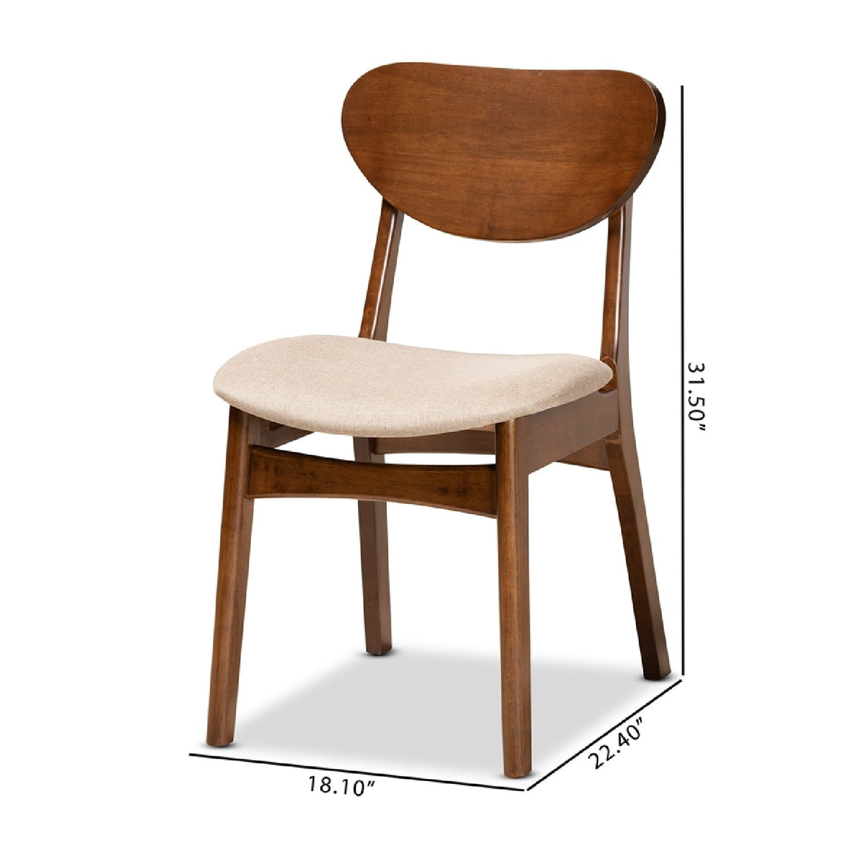 Modern European furniture - Padded Seat Wooden Dining Chairs 2 - www.oroa.com