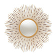 Contract furniture - Gold Sunburst Accent Wall Mirror -  www.oroatrade.com