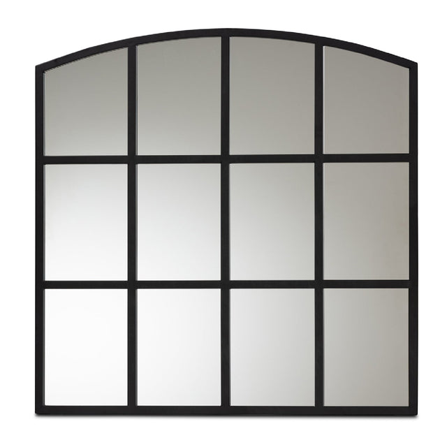Contract furniture - Black Metal Accent Wall Mirror -  www.oroatrade.com