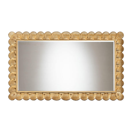 Hospitality furniture - Gold Seashell Accent Mirror - www.oroatrade.com