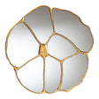 Hospitality furniture - Gold Flower Accent Wall Mirror - www.oroatrade.com