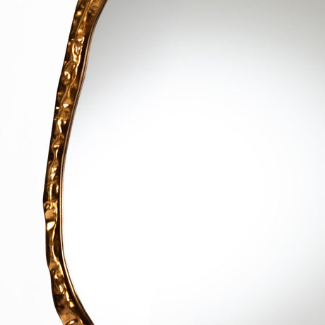 Modern European furniture - Antique Gold Freeform Accent Mirror - www.oroa.com