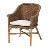 Modern European furniture - Woven Seagrass Bohemian Accent Chair - www.oroa.com