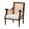 Modern European furniture - Wooden Padded Accent Chair - www.oroa.com