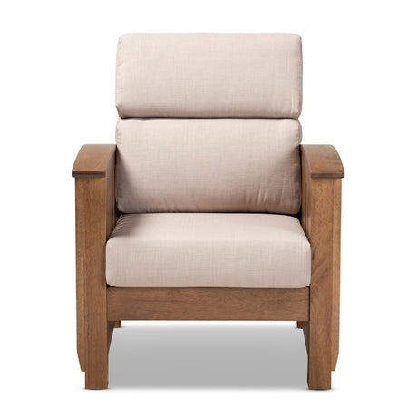 Modern European furniture - Wooden Mission Style Lounge Chair - www.oroa.com