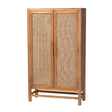 Modern European furniture - 2 Door Rattan Accent Cabinet - www.oroa.com