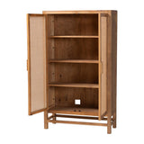 Modern European furniture - 2 Door Rattan Accent Cabinet - www.oroa.com