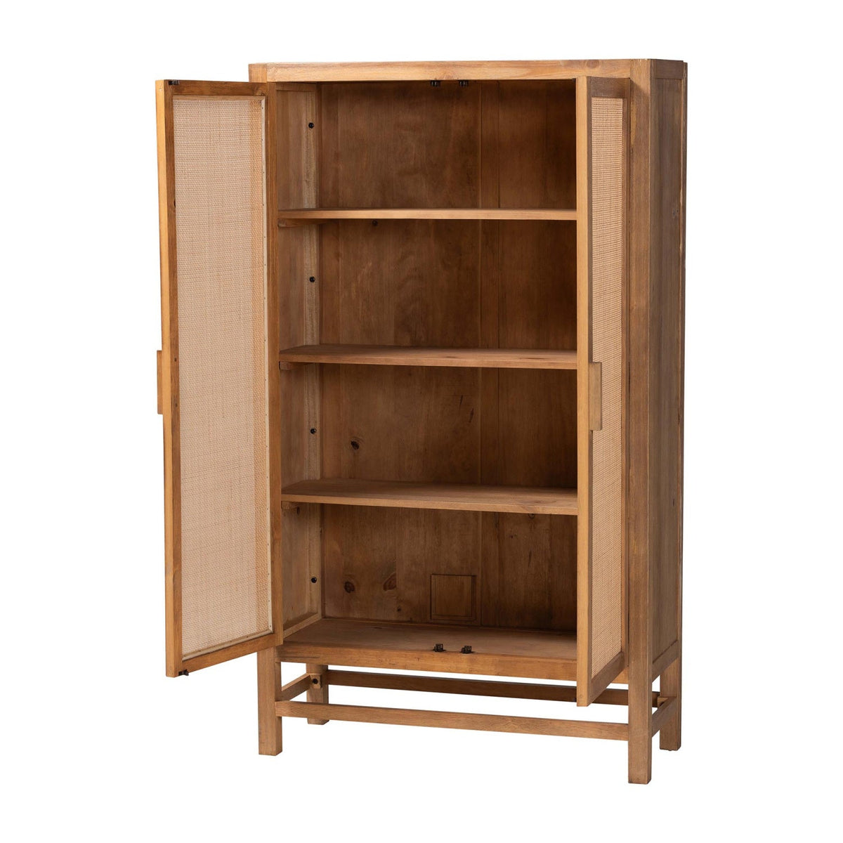 Modern European furniture - 2 Door Rattan Accent Cabinet - www.oroa.com