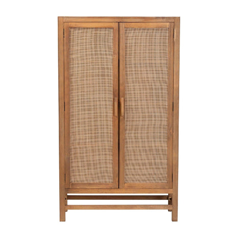 Modern European furniture - 2 Door Rattan Accent Cabinet - www.oroa.com