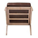Modern European furniture - Oak Framed Lounge Chair - www.oroa.com