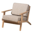 Modern European furniture - Oak Framed Lounge Chair - www.oroa.com