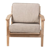 Modern European furniture - Oak Framed Lounge Chair - www.oroa.com