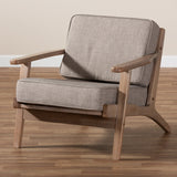 Modern European furniture - Oak Framed Lounge Chair - www.oroa.com