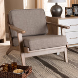 Modern European furniture - Oak Framed Lounge Chair - www.oroa.com