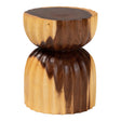 Modern European furniture - Hourglass Wooden Side Table - www.oroa.com