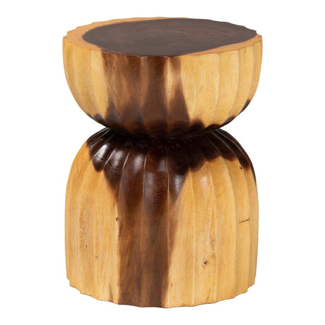 Modern European furniture - Hourglass Wooden Side Table - www.oroa.com
