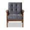 Modern European furniture - Tufted Velvet Accent Chair - www.oroa.com