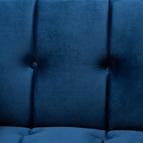 Modern European furniture - Button Tufted Velvet Accent Chair - www.oroa.com