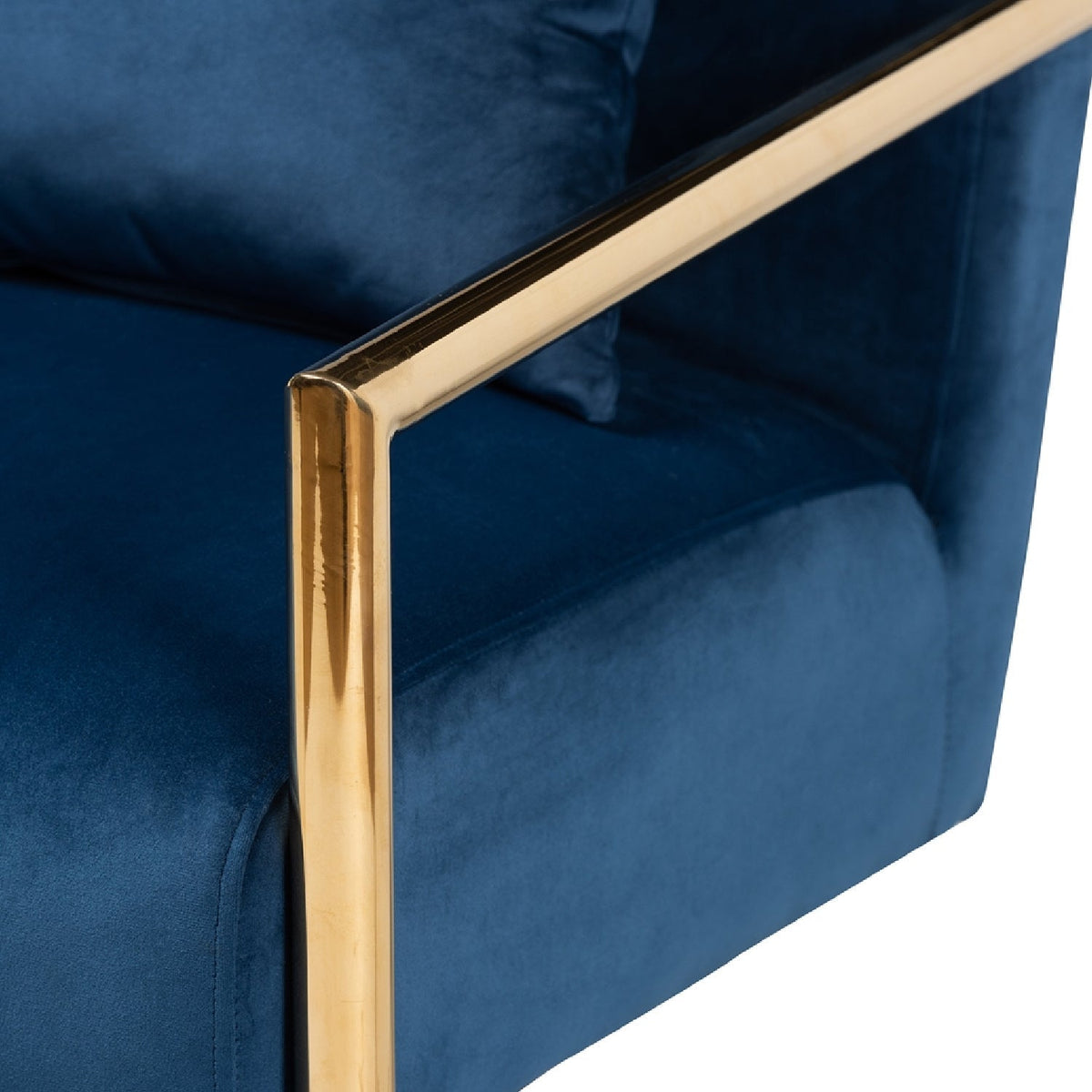 Modern European furniture - Velvet Cantilevered Lounge Chair - www.oroa.com