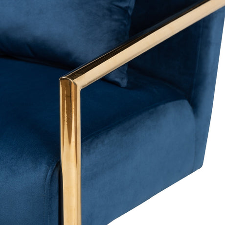 Modern European furniture - Velvet Cantilevered Lounge Chair - www.oroa.com