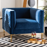 Modern European furniture - Woven Velvet Accent Chair - www.oroa.com