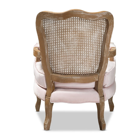Modern European furniture - Velvet Seat Accent Chair - www.oroa.com