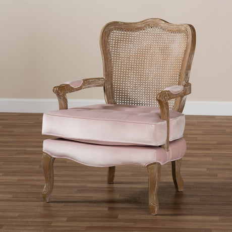 Modern European furniture - Velvet Seat Accent Chair - www.oroa.com