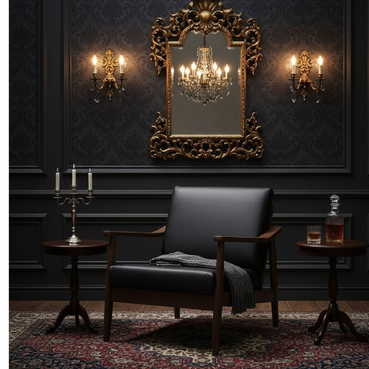 Modern European furniture - Walnut Framed Lounge Chair - www.oroa.com