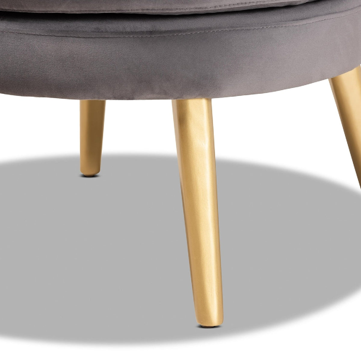 Modern European furniture - Round Velvet Accent Chair - www.oroa.com